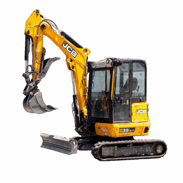 Rental JCB 35 Mini X. This rentable equipment makes any job easier, digging or other