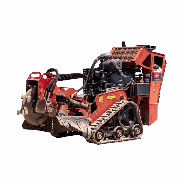 “Large stump grinder equipment rental in Logan, UT — heavy-duty machine for tree stump removal.”