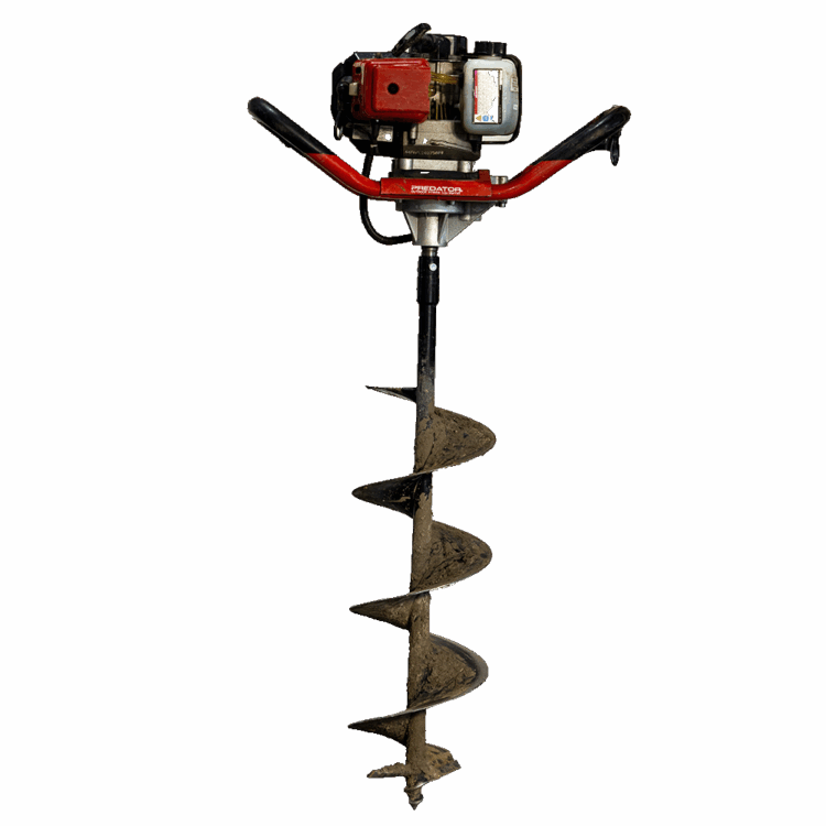 Post hole digger makes digging holes for posts easier and faster than digging y hand. Dig a bunch of holes faster than ever!