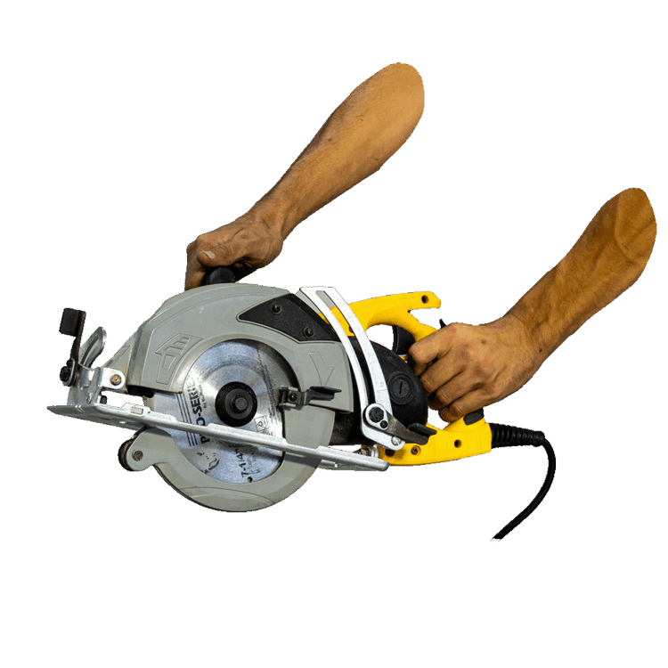 Rental Circular Saw. This rentable Circular saw equipment makes cutting components easy
