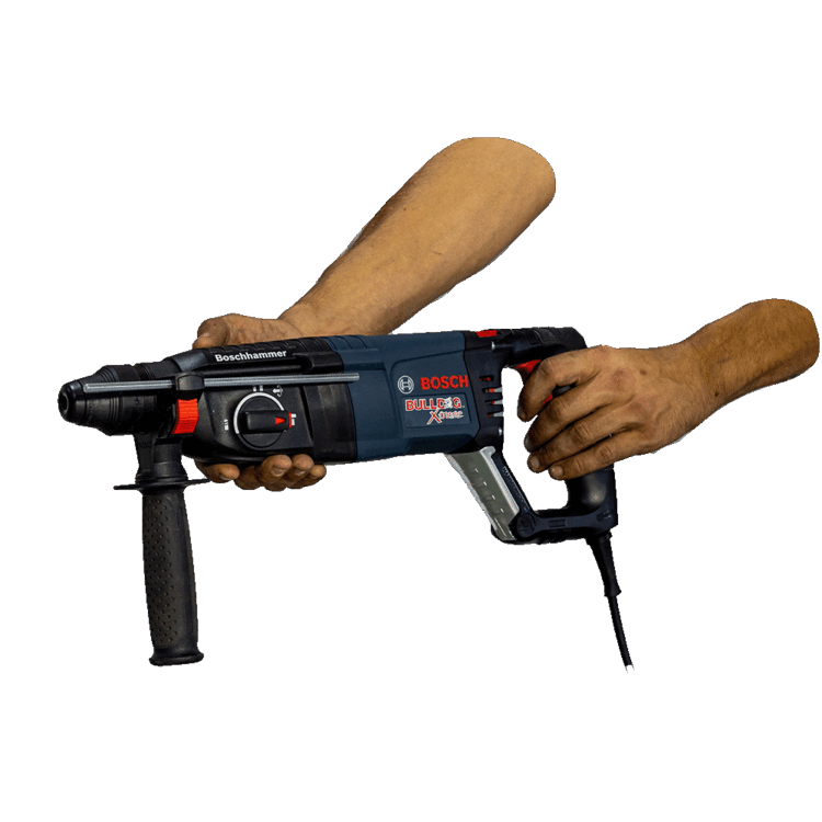 Rentable Hammer Drill. This rentable equipment is a power drill with an added hammering action, making it suitable for drilling into hard materials like concrete, brick, and stone. Making it Ideal for any similar use in the Logan, Utah or Cache Valley Utah area